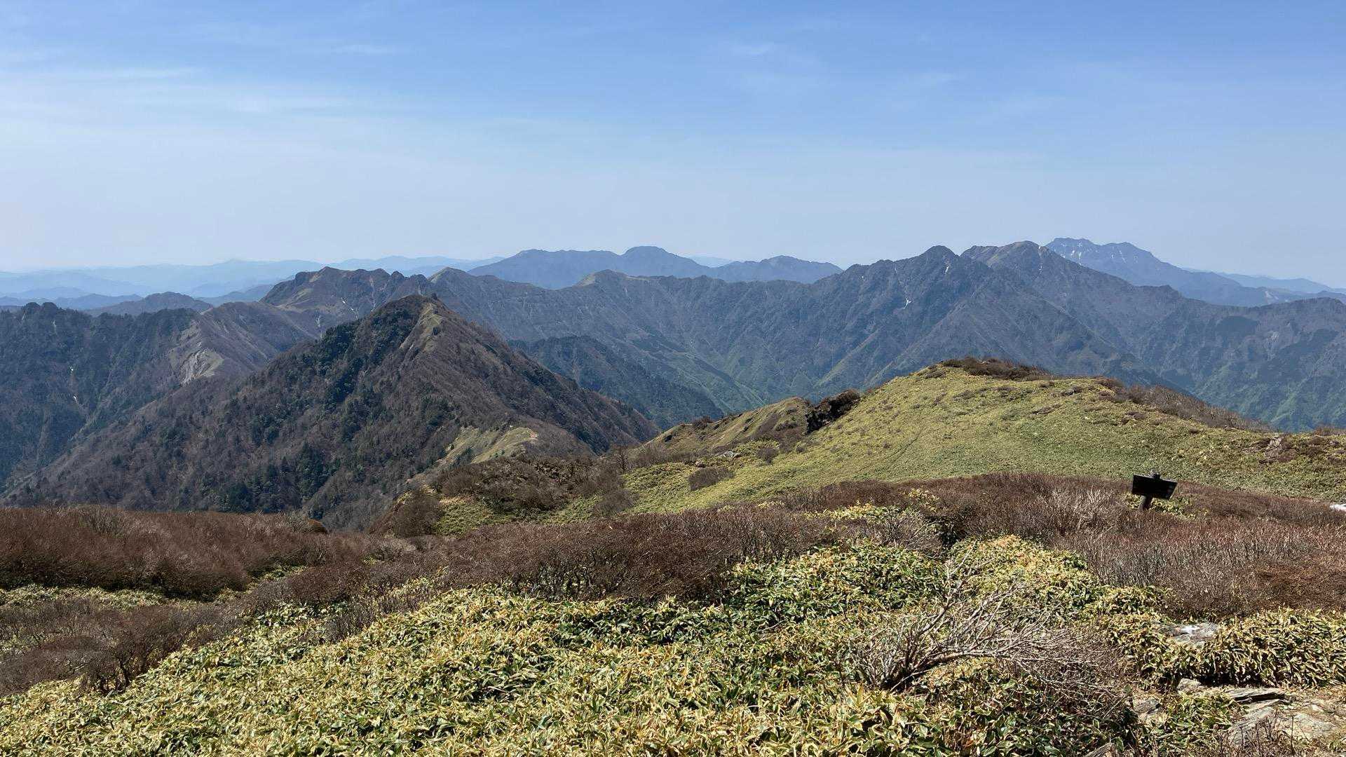 寒風山方面
