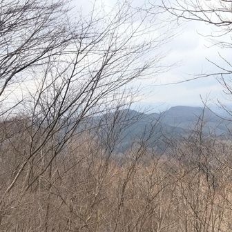 展望広場から見た栗駒山方向、栗駒山は見えませんでした😂