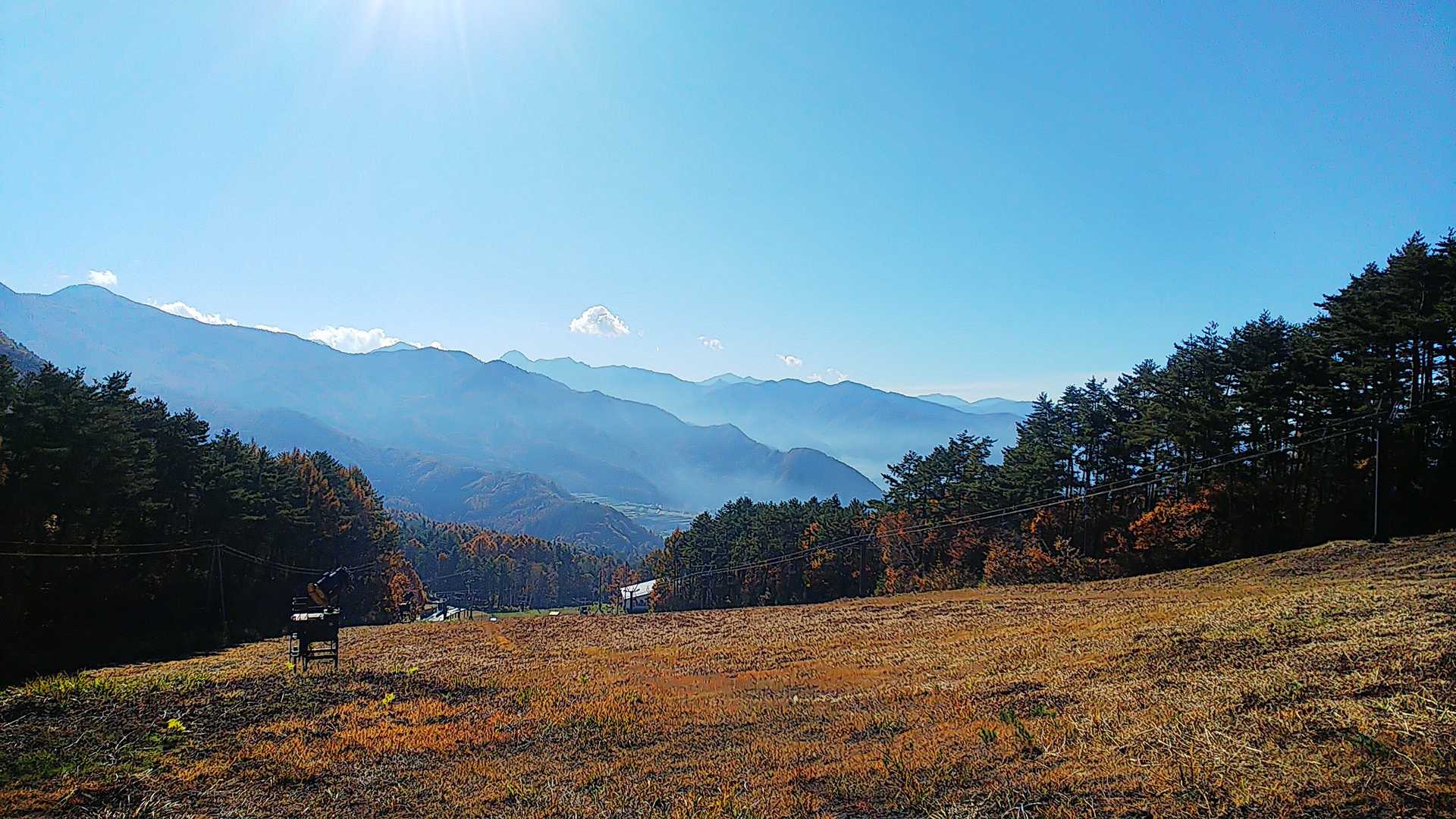 登りだしてすぐ　すでにいい眺め