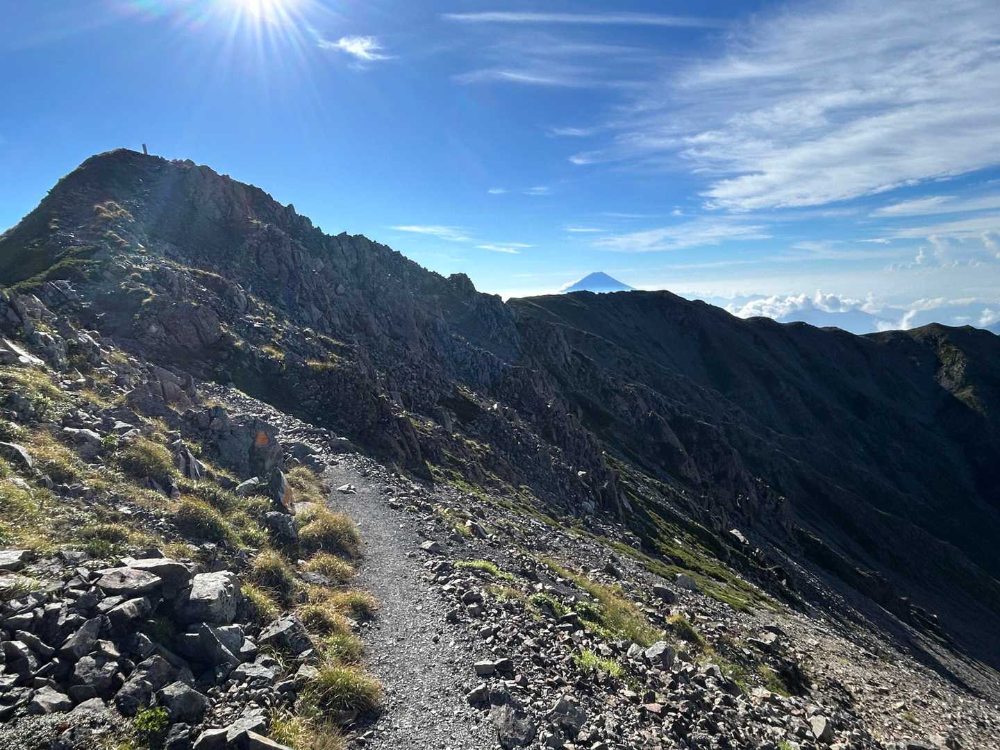 西農鳥岳の山容⛰️