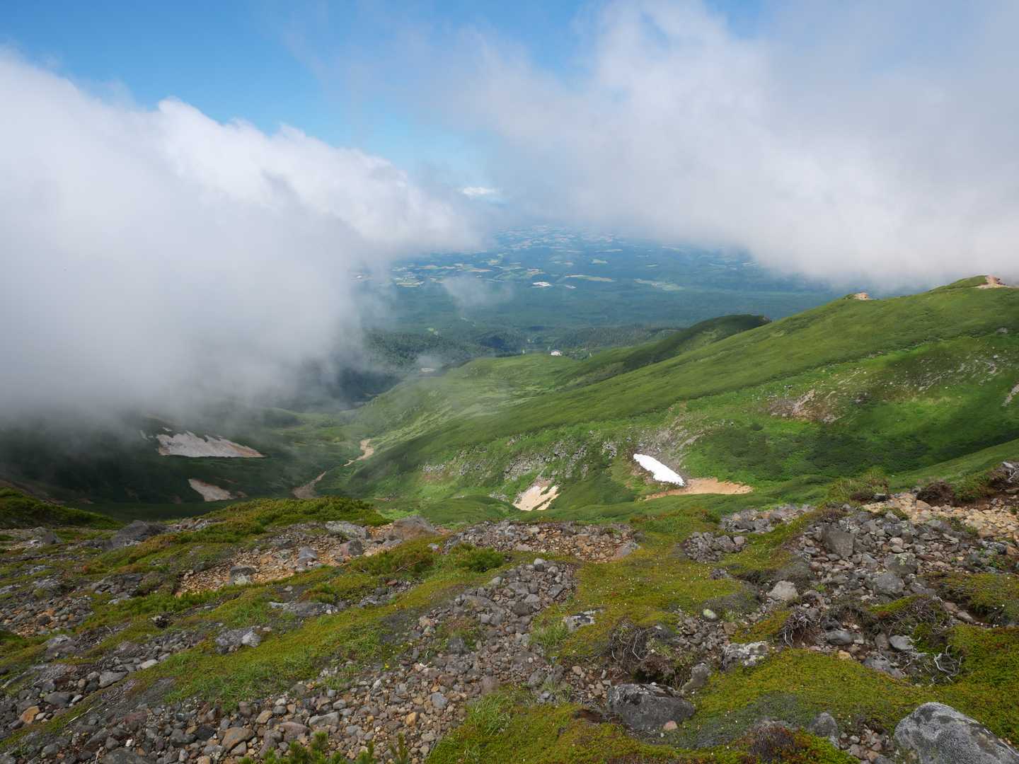 富良野岳-三峰山-上ホロカメットク山 周回コースの写真