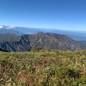 越後三山の八海山