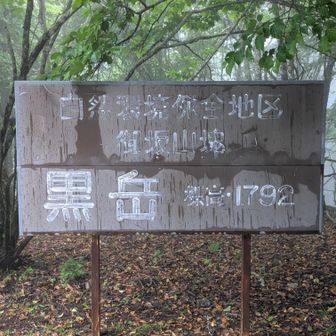 黒岳案内板