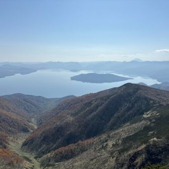 屈斜路湖を見下ろします👀