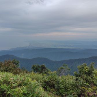 山頂から柏崎方面