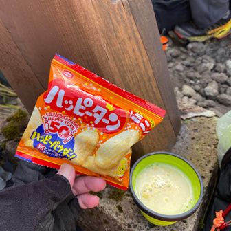 コーンスープにバッピーターン