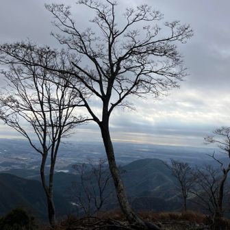 尾根に出ました。いい景色
