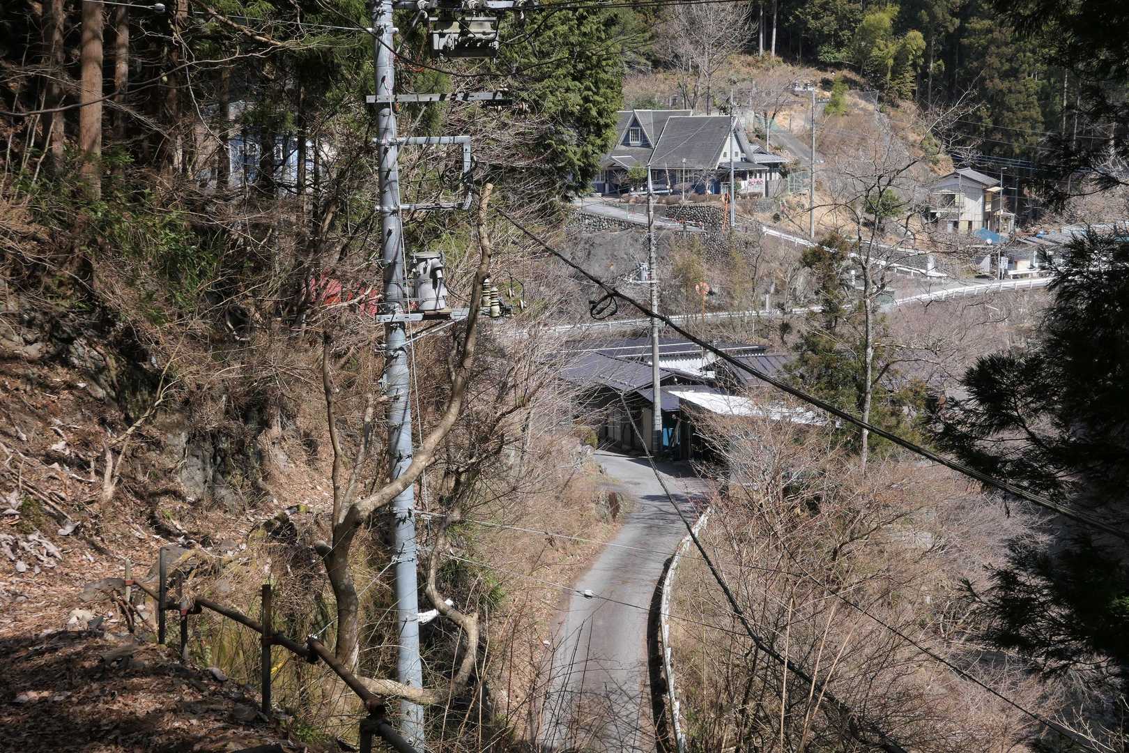 登山口が見えてきました。