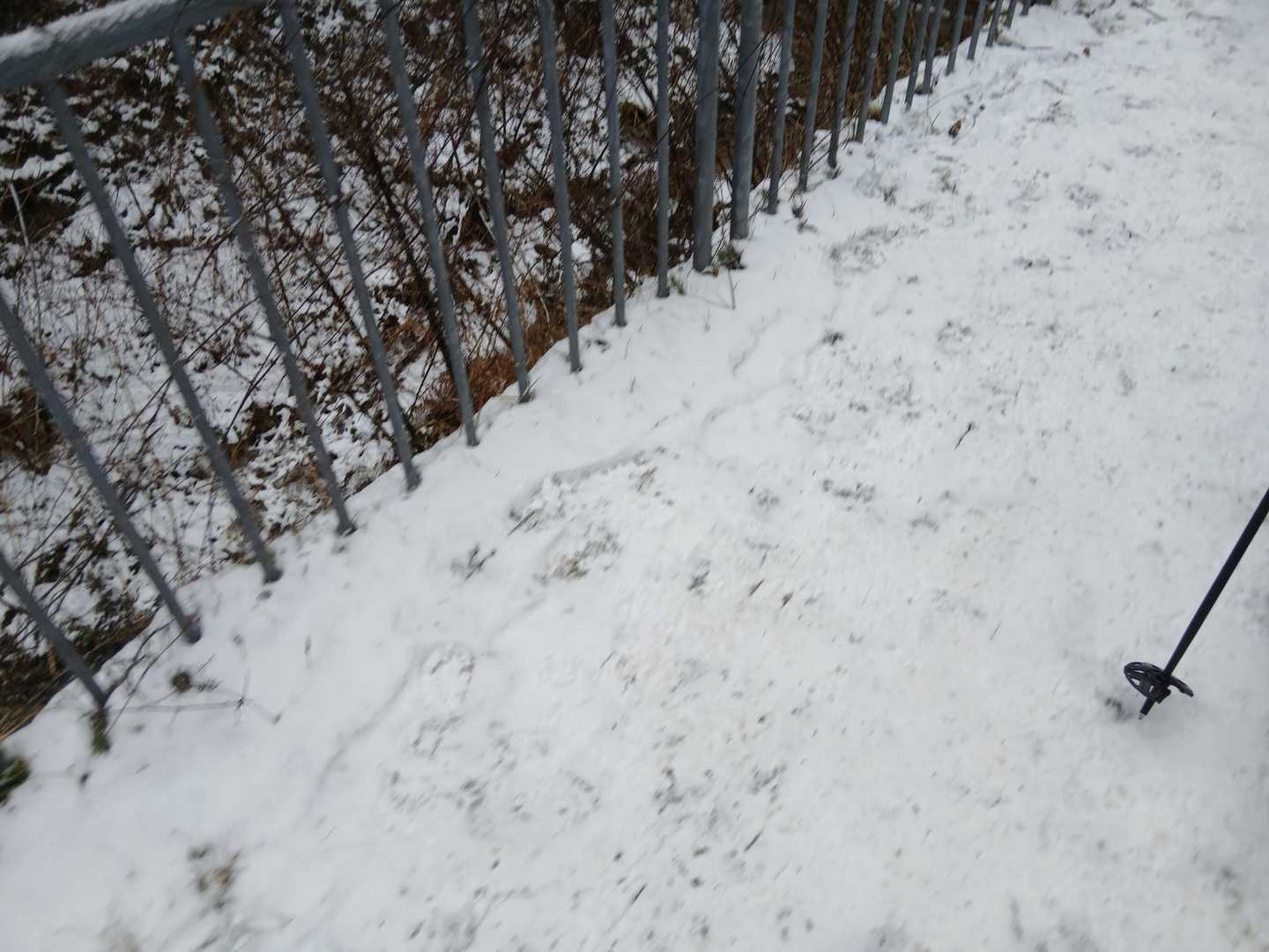駐車場も積雪
軽アイゼン着けて出発しましたが
登山道は積雪してなかった😅