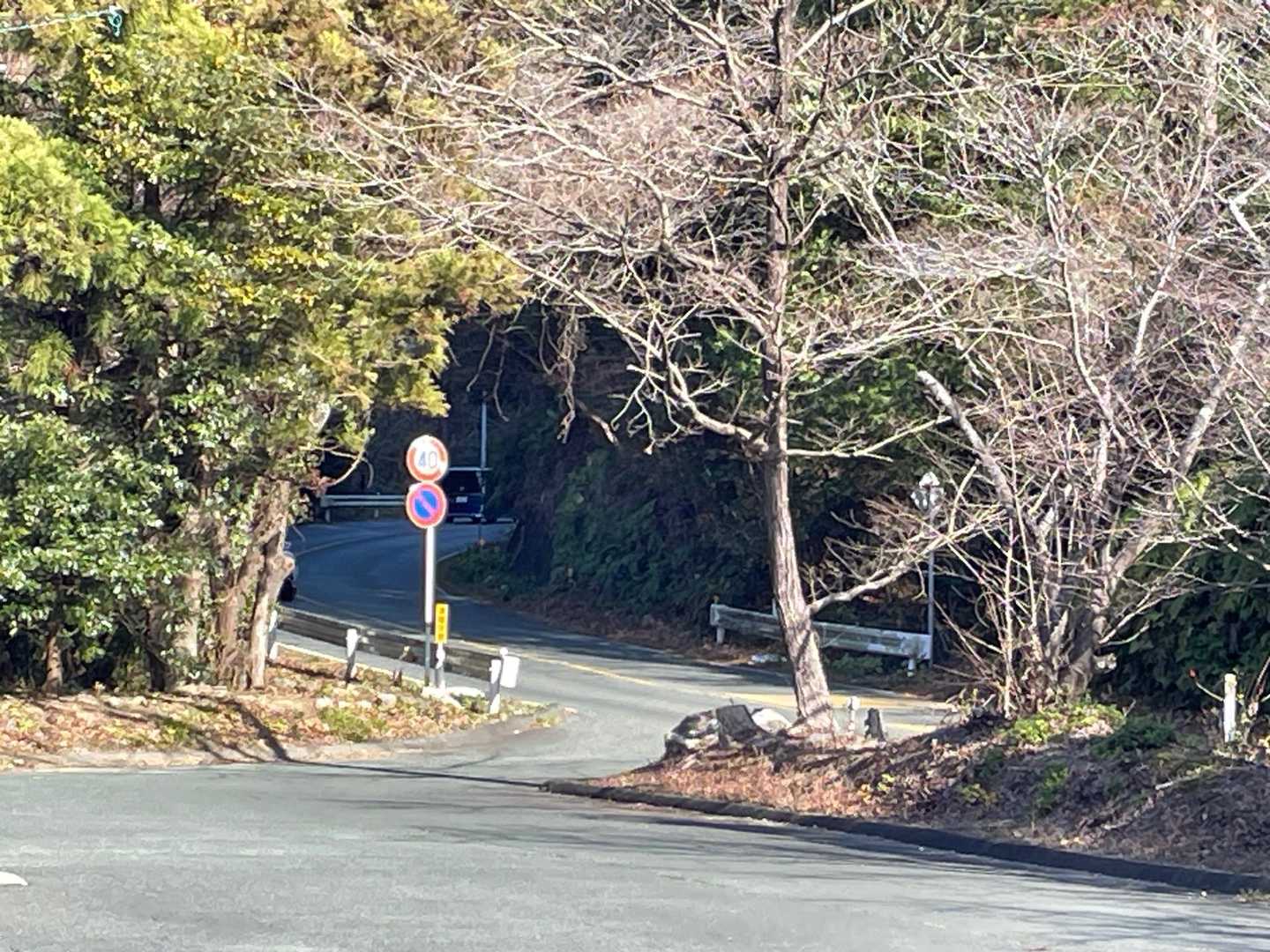 多米峠駐車場にもどってきました