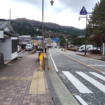 箱根町港方面へ向かう
駅伝中継で見るアングル