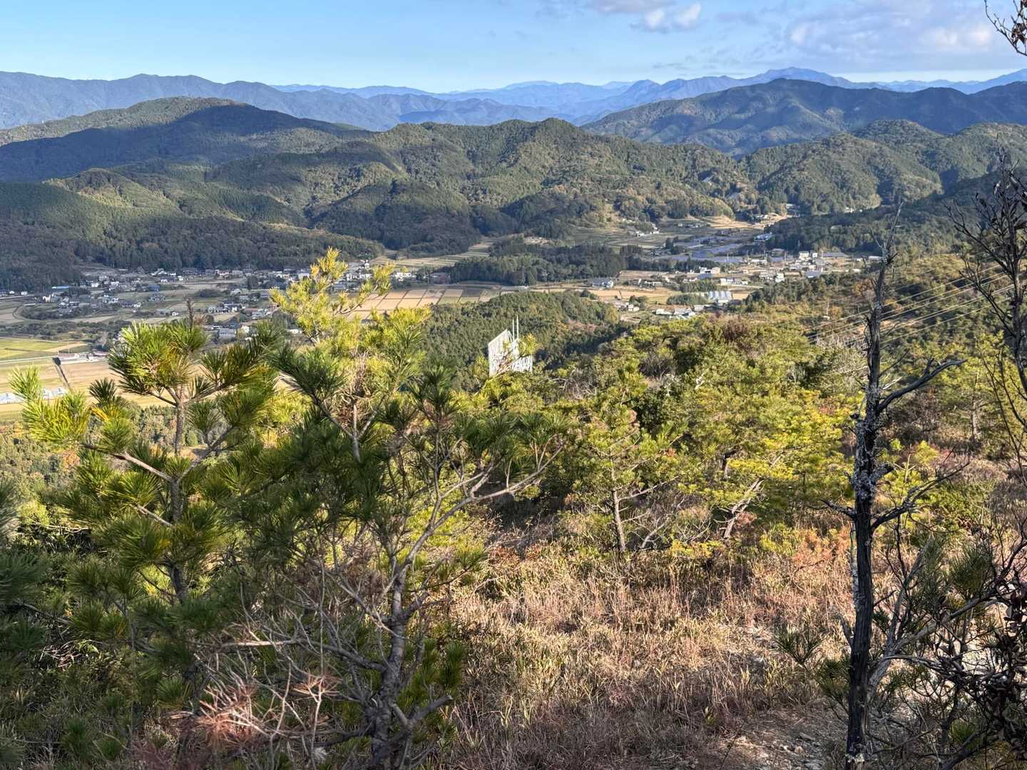 ビューポイント✨✨
北西方面の眺め👀
山の名前はわかりません😆