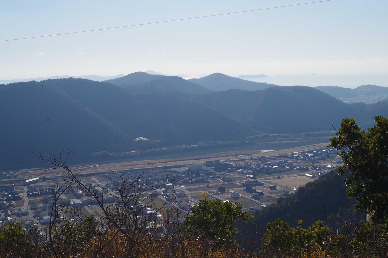 坂越駅-後山-雄鷹台山-雄鷹台山登山口-播州赤穂駅 縦走コースの写真