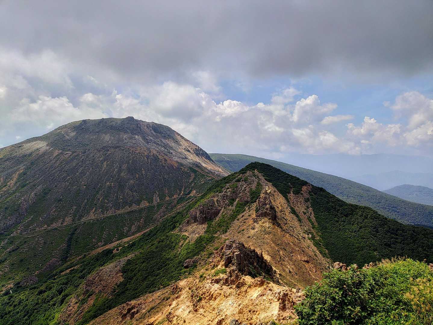 峠の茶屋登山口-茶臼岳-隠居倉-朝日の肩-朝日岳 周回コースの写真