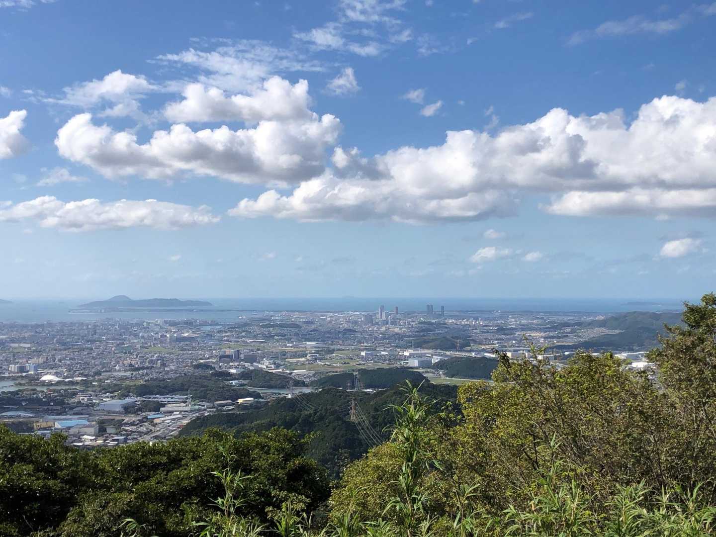 皿山公園バス停-岳城山 往復コースの写真