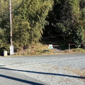 ここから白王山へ