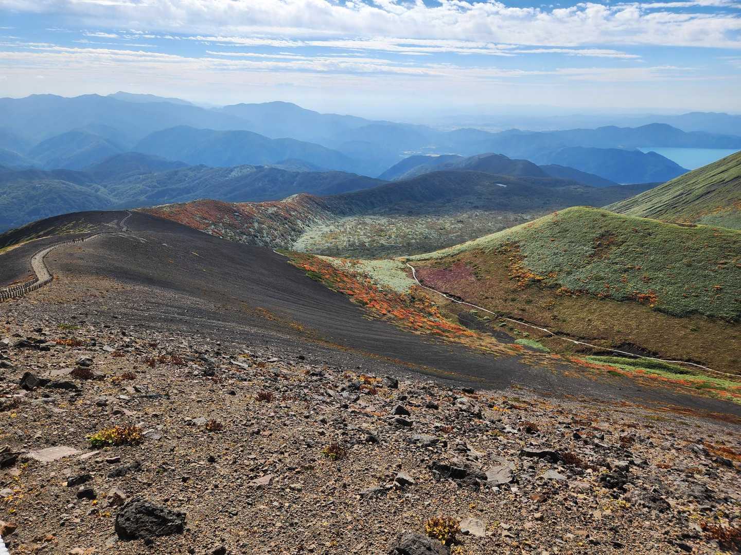 駒池-秋田駒ヶ岳国見コース登山口 縦走コースの写真