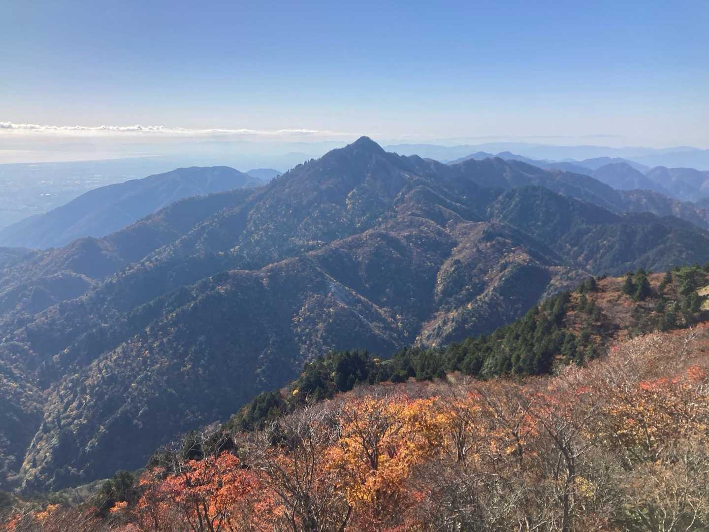 武平トンネル東登山口-武平峠-御在所観光リフトロープウェイ 往復コースの写真