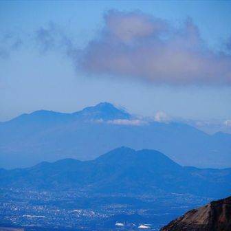 普賢岳がクッキリ！