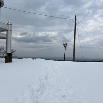 下りはあっという間。吹雪かなくて良かったぁ