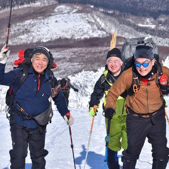 鳥海山・七高山・笙ヶ岳 みんな良い表情✨