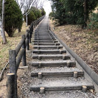 階段で一気に体が温まります。