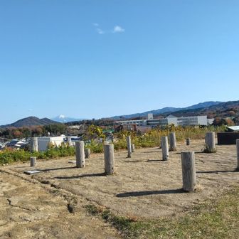 遠くに 大山さんが見えます