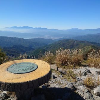 中央アルプス、御岳山方面