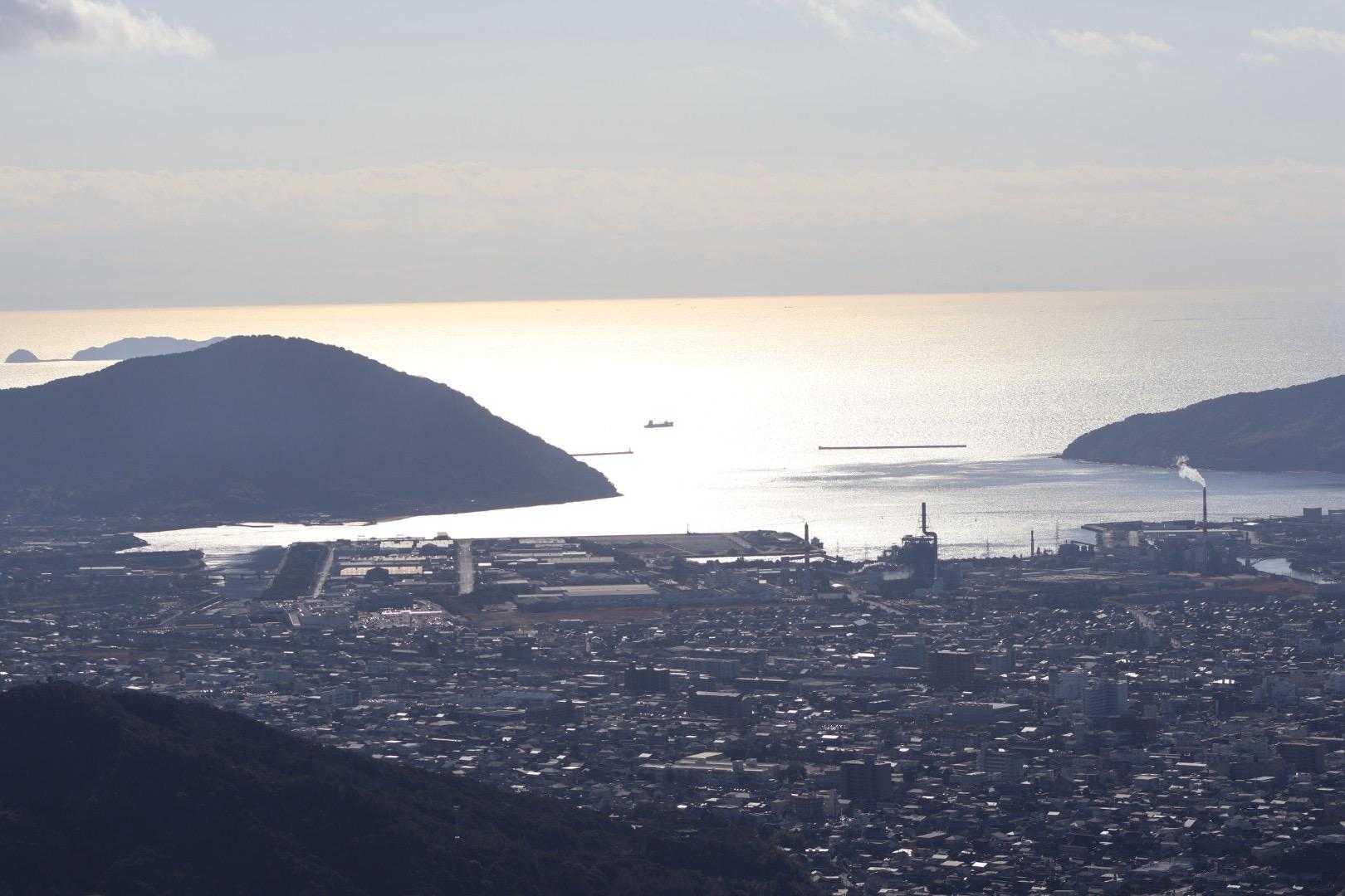 三田尻港　波光がすごい🙌😍