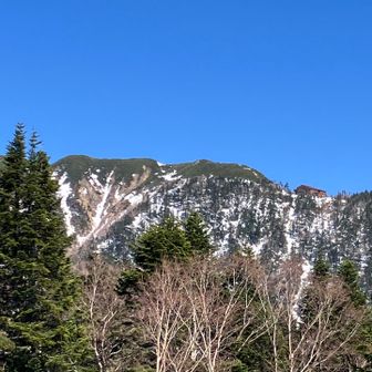 西穂山荘と西穂丸山
