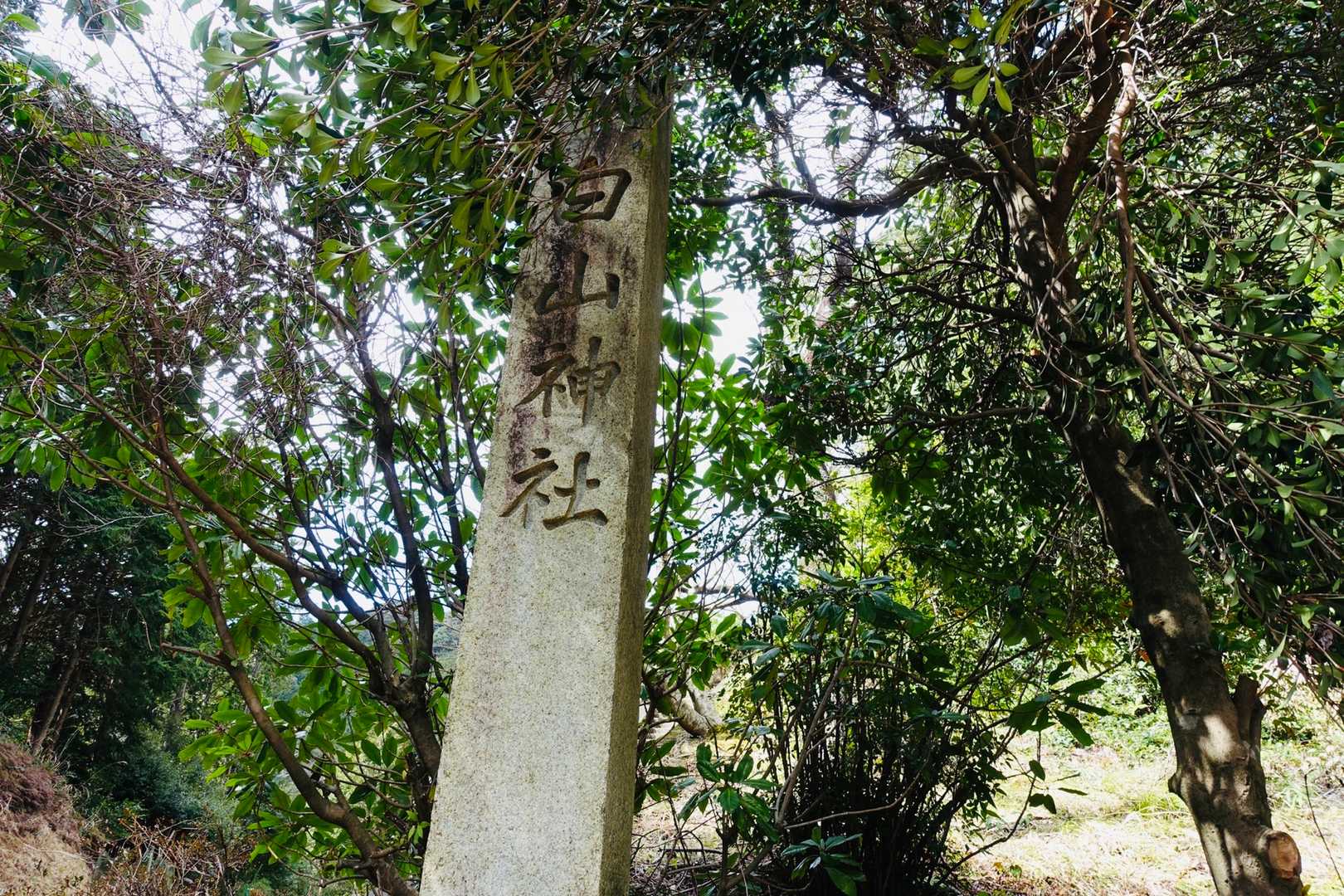 ▼白山神社からYAMAPスタートします
