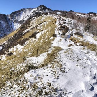この先行けそうだけど、飛ばされそうなので、今日はやめときます