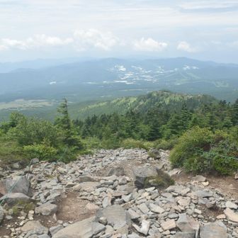 下山は違うルートで
