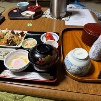 朝食も凄まじい量