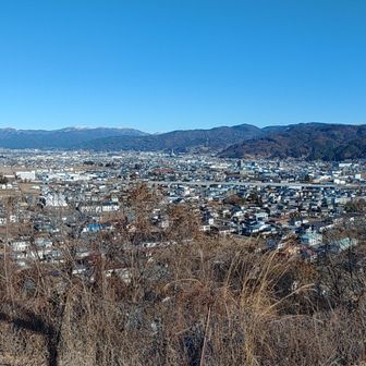 展開台より諏訪を望む