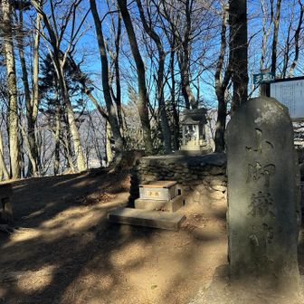 ここが天上山山頂