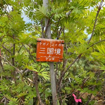 三県境　せっかくなので来ました。