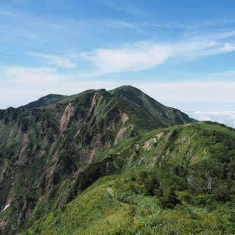 別山〜大屏風は北ノ俣〜黒部五郎っぽい