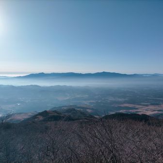 青空そして少し雲海