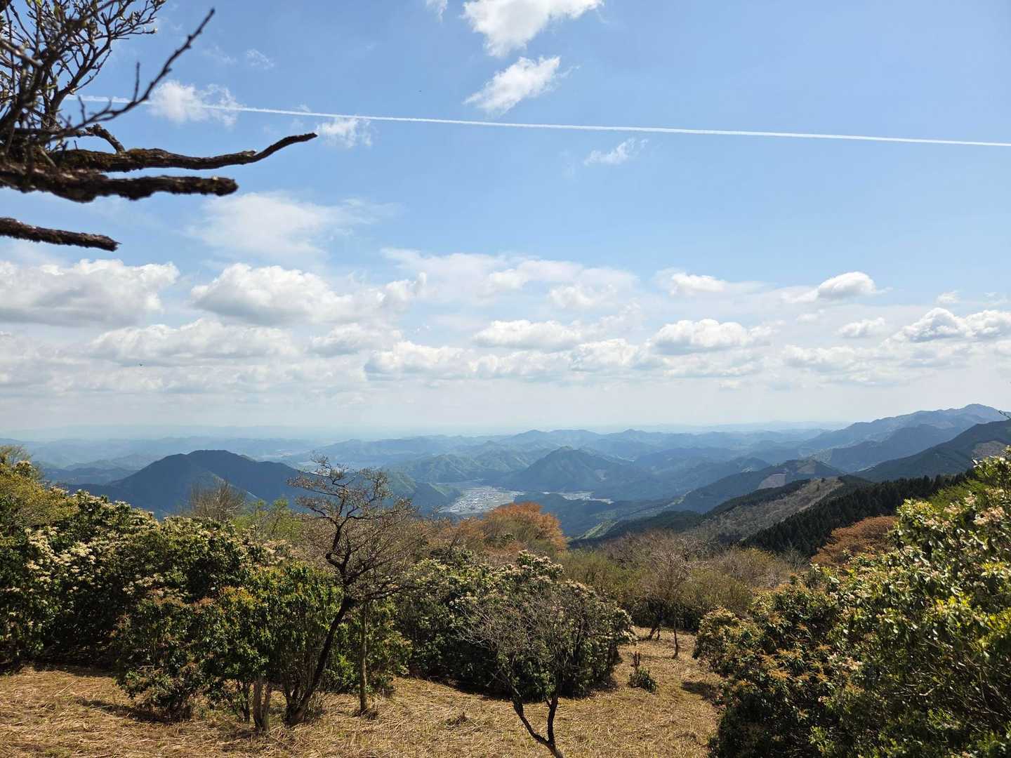 最後の眺望を楽しみながら…このまま下山します
