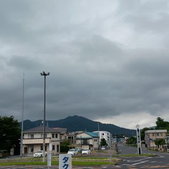 ドンヨリ
雨は大丈夫でした