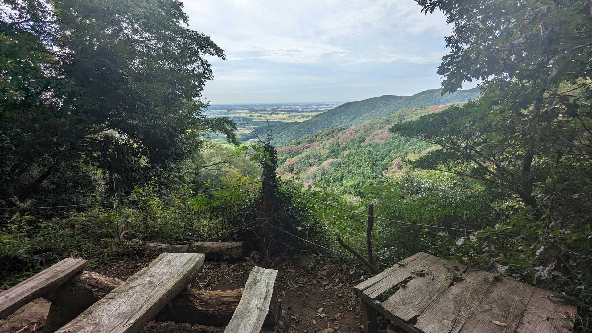 朝日峠ハイキングコース入口-小町山登山口入口-小町山 往復コースの写真