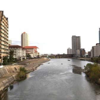宝来橋から武庫川の眺め