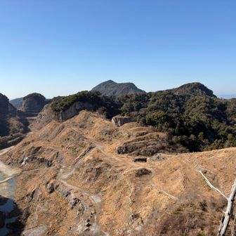キャニオン展望台(山頂手前)からの眺め