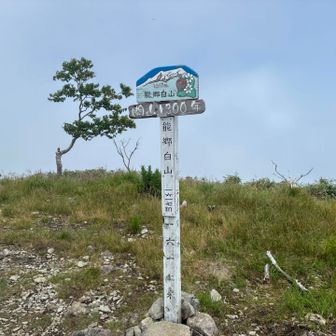 能郷白山頂上