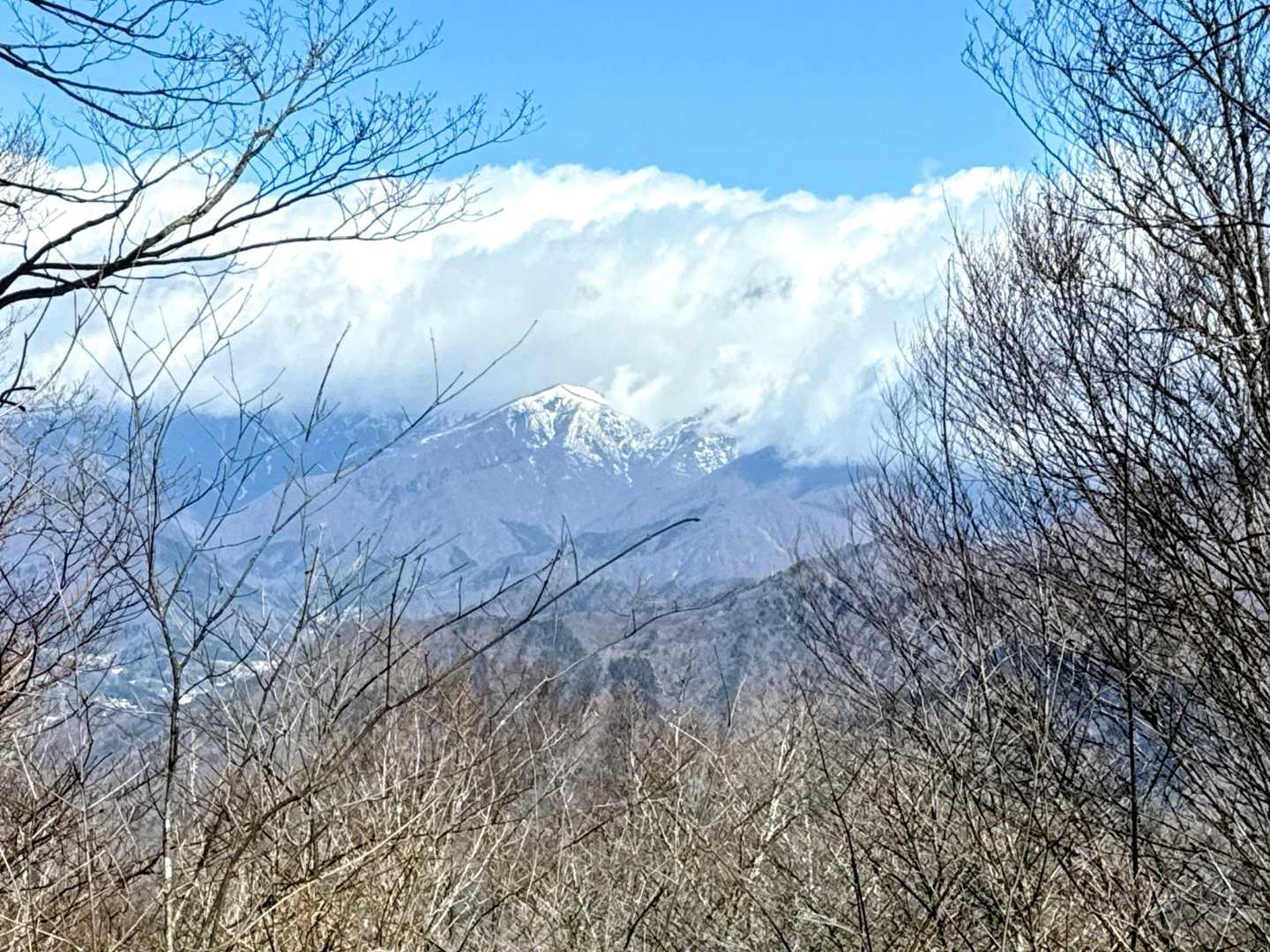 谷川岳はガスガス☁️