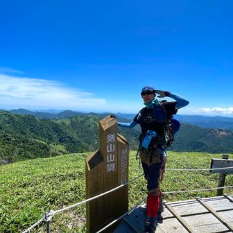 剣山山頂⛰️敬礼🫡