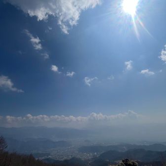 空気が霞んで富士山は残念ながら確認出来ず