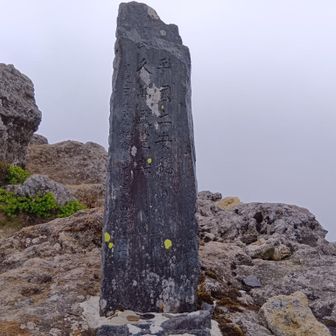 だんだん雨が強くなる
岩が滑るから早く降りよう🏃
宇都宮餃子を食っている場合じゃ無かった🥟