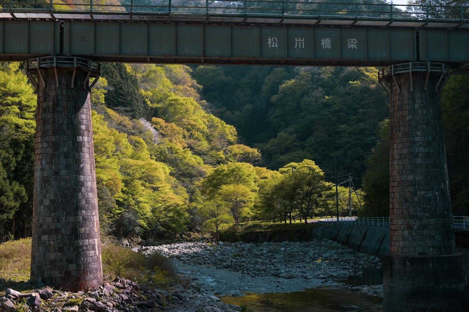 さっき山の上から眺めた年代物の橋の下をくぐる
たくさんの花を愛でながらの車道歩きも気持ちが良かった

ちょっとタイムスリップしたようなそんな穏やかないい時間でした